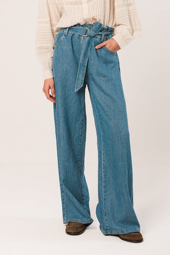 Lyocell Denim w/ Tie Belt