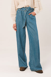 Lyocell Denim w/ Tie Belt