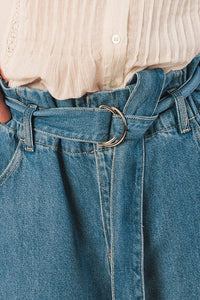 Lyocell Denim w/ Tie Belt