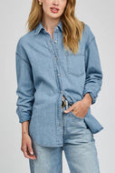 Whitney Denim Button Down Shirt