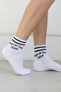 "Mom of the Year" Sock (2 Colours)