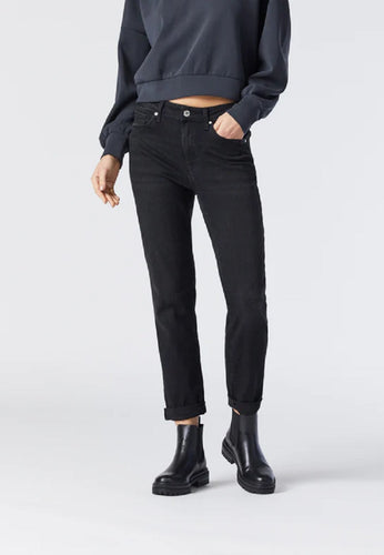 Kathleen Highrise boyfriend Black Feather Blue