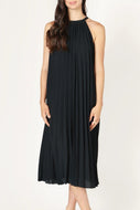 Halter Pleated Dress