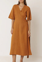 Crossover Linen Dress (2 Colours)