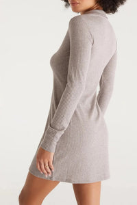 Zeda Rib Button Up Dress