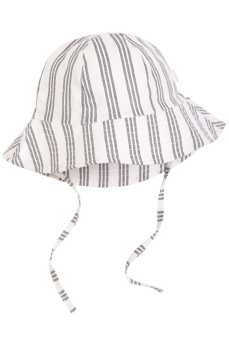 Crosshatch Linen Bucket Hat