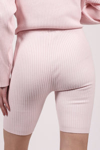 Ribbed Biker Short