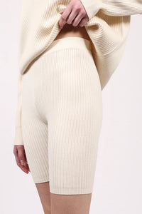 Ribbed Biker Short