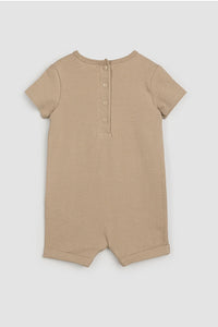 Latte Jersey Romper