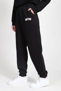 'Mom' Oversized Fleece Jogger
